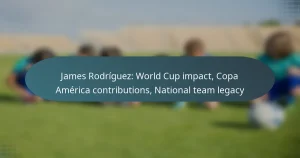 James Rodríguez: World Cup impact, Copa América contributions, National team legacy