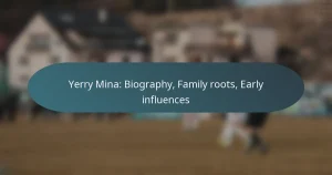 Yerry Mina: Biography, Family roots, Early influences